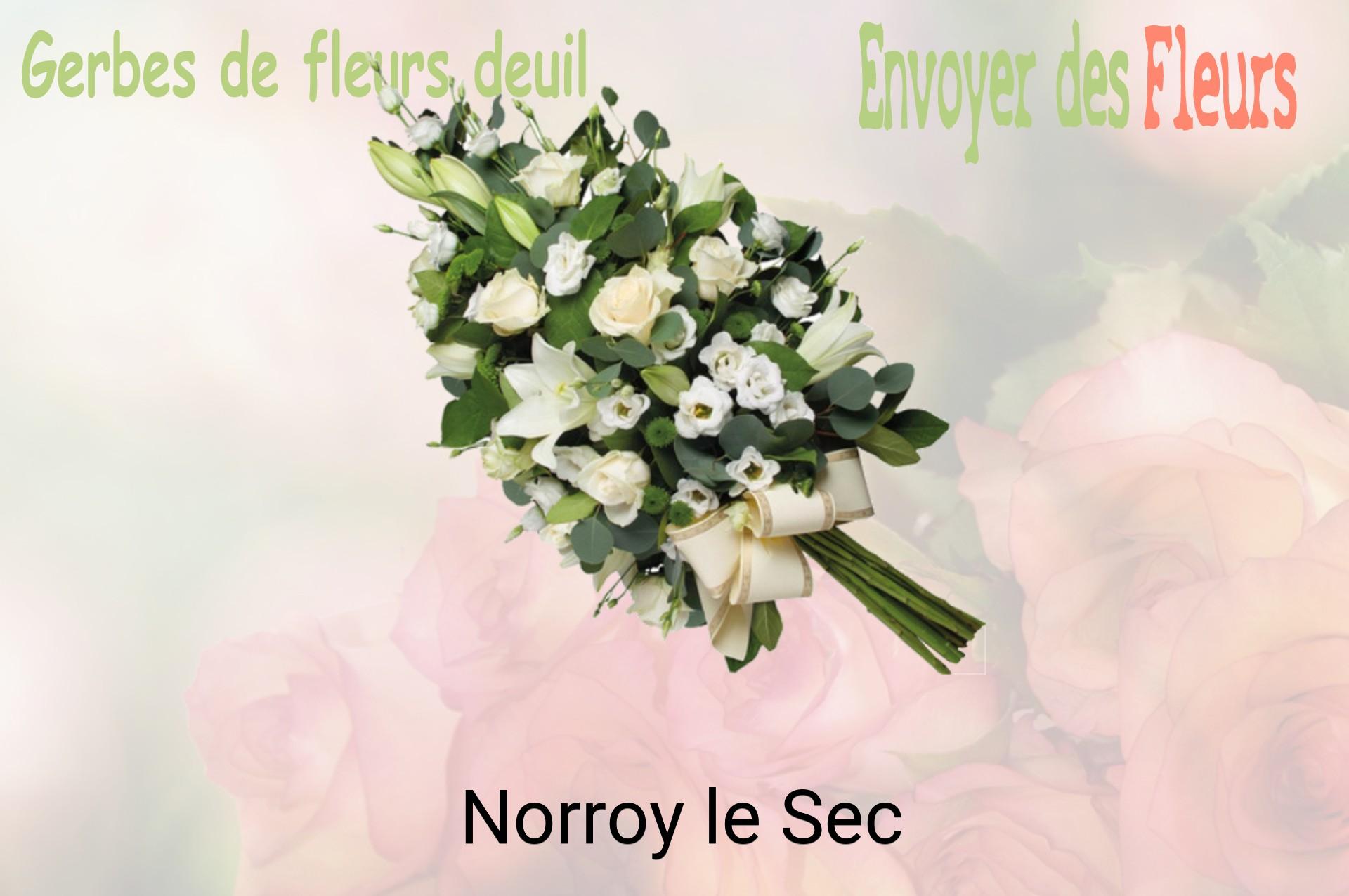 Gerbe de fleurs de deuil livrée à Norroy-le-Sec